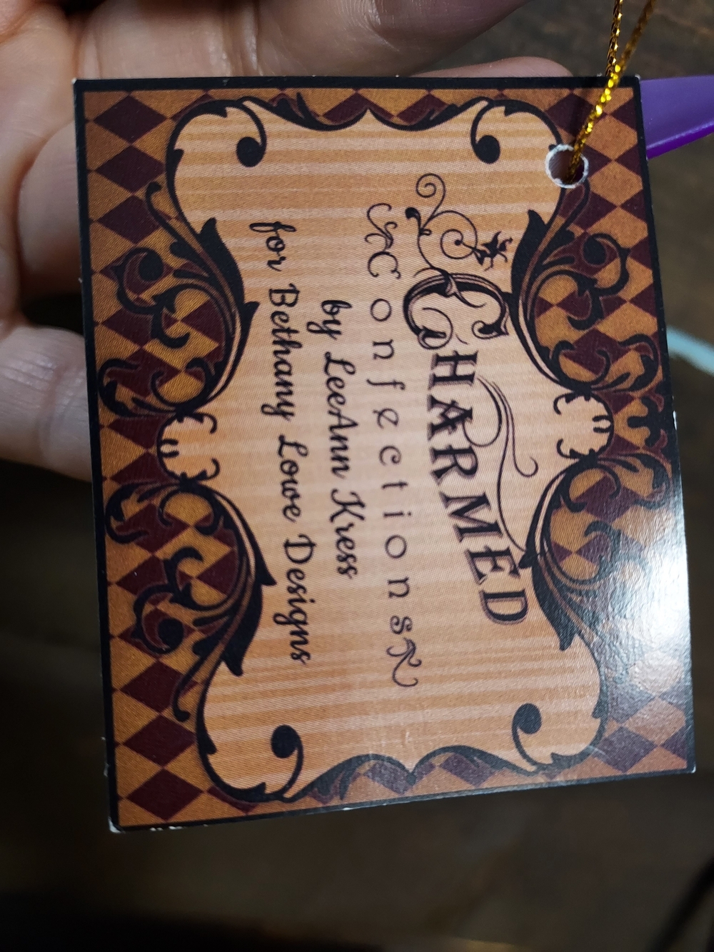 Bethany Lowe Orange & Green Poison Apple Halloween Ornament - Picture 2 of 2